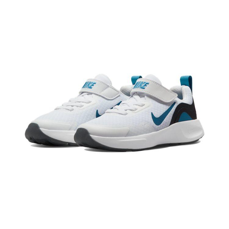 Nike Детские кроссовки для бега Wearallday Низкие Сине-белые Для детей от 3 до 7 лет CJ3817-106