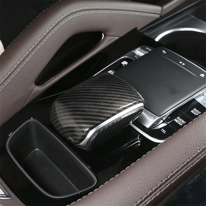 Цвет углеродного волокна, панель переключения передач, накладка для Mercedes Benz GLE W167 GLS, Стайлинг автомобиля, украшение вентиляционных отверстий