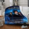 1pc Harry Potter A L'Ecole des Sorciers Flannel Blanket Soft Warm Throw for Home, Office, Travel, All-Season Cozy Bedding GiftL1232