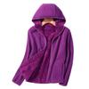 Autumn and Winter Coral Fleece Hooded Fleece Fleece Fleece Jacket Women's Warm Thickened Outdoor Jacket Liner
