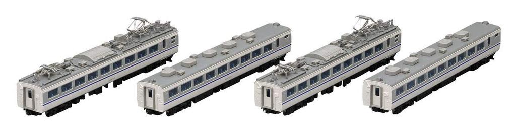 TOMIX N Gauge 485 Series Limited Express Train Hakutaka Дополнительный набор из 4 вагонов 98408 Модель железнодорожной модели поезда