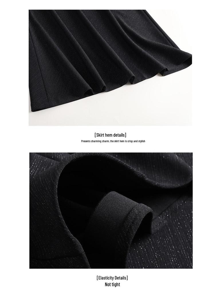 Женская мода Весна 2026 Юбка А-силуэта с высокой талией