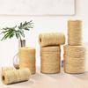 Natural Jute Rope 1mm-3.8mm Handwoven Decorative Hemp, 100m Roll
