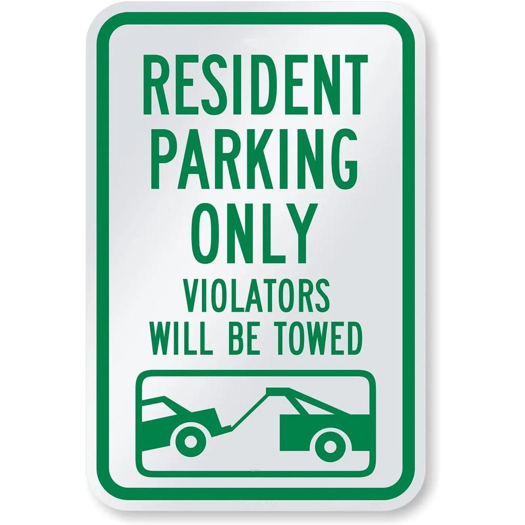 Vintage No Parking Anytime Metal Tin Signs Posters Plaque Iron Painting Decoration for Garage Outdoors Home Club Bar Wall Decor