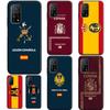 Spanish Passport Flag Case For POCO X3 Pro M3 M4 X3 GT F3 Phone Cover For Xiaomi 10T 11T Pro Mi 11 Lite