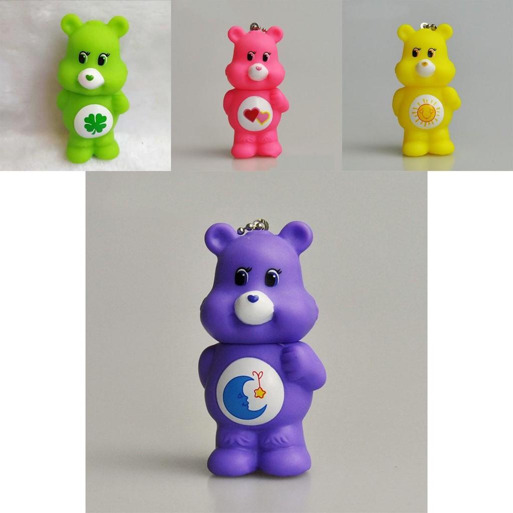 Care Bears Keychains Toy Keyring Figures Bag Pendant Child Xmas Birthday Gift