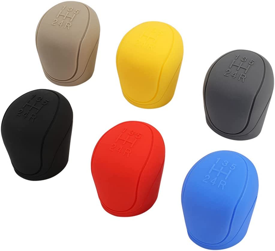 Universal Car Silicone Gear Shift Knob Cover Non-Slip Collars Gear Shift Non-Slip Grip Handle Protective Covers Car Accessories