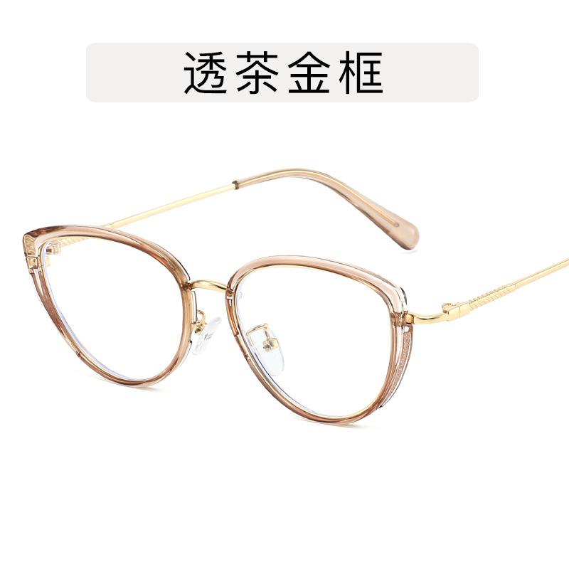 Cat Eye Women Trending Cat Eye Optical Strong Classic Alloy Glasses Frame Prescription Myopia Hyperopia Glasses Frame