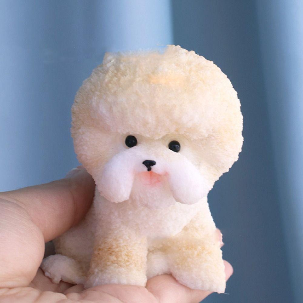 Животное Шнауцер Кукла Сжимаемая Игрушка Медленный Отскок Собака Фиджет Игрушка Моделирование Собаки Сжимаемые Игрушки Взрослые