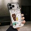 Browns Bear Conys Rabbit Phone Case for Google Pixe 10 9 9A 8 8A 7 7A Pro XL 5G Anti-drop Transparent Soft Cover