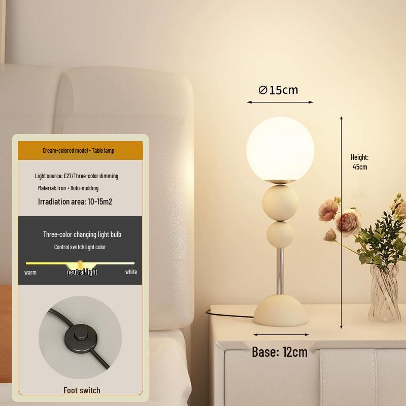 Роскошный минималистичный кремовый торшер для гостиной и спальни