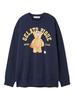 Gelato Pique HOMME Sporty Bear Fleece Pullover PMCT254982NVYM