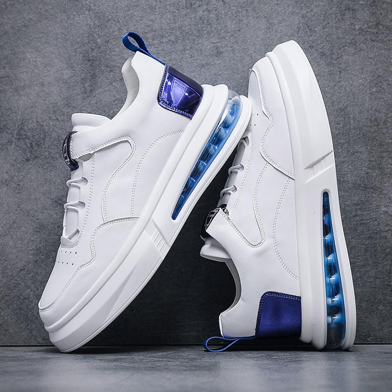 Обувь для скейтбординга мужская повседневная обувь на воздушной подушке с мягкой подошвой белого цвета с одной педалью модная обувь персонализированная мужская обувь Вэньчжоу