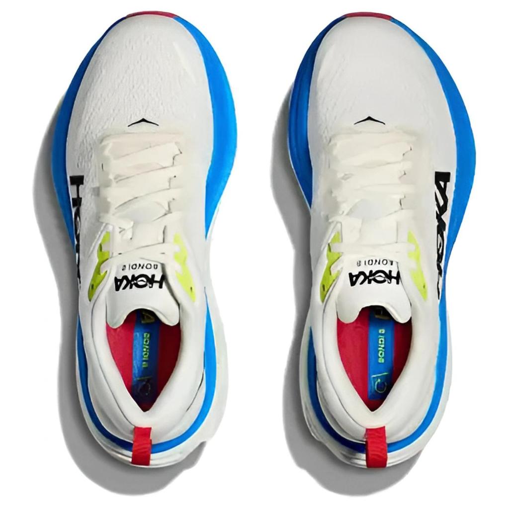 HOKA One One Кроссовки Bondi 8 Blanc De Blanc Virtual Blue Мужские 1123202-BVR
