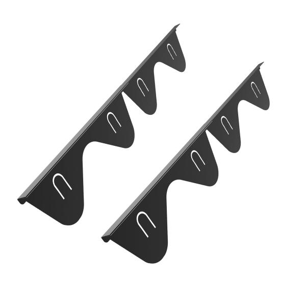 2 шт. Заглушка для зазора плиты из нержавеющей стали, Заполнитель зазора плиты для духовки и столешницы, Термостойкая заглушка для бокового зазора кухонной плиты и столешницы, Защита зазора плиты