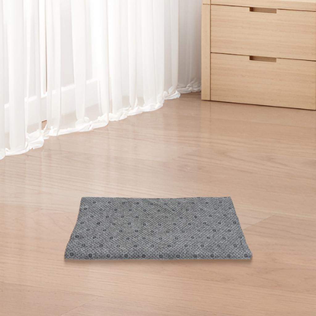 Anti Slip Fabric Grey&Black Plum Blossom Pattern Soft