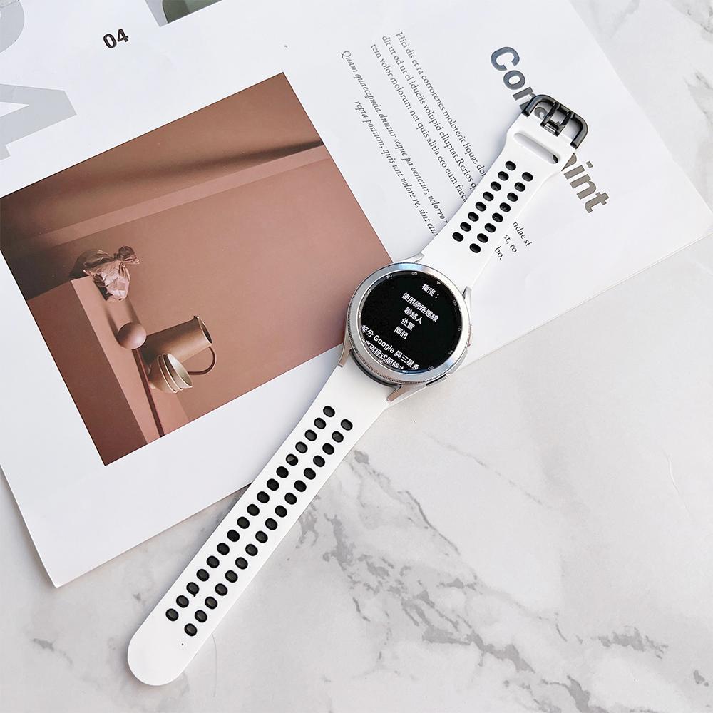 Силиконовый ремешок без зазора для Samsung Galaxy Watch 4/5/6/7 44мм 40мм/5 Pro 45мм Оригинальный ремешок для Galaxy Watch 6 classic