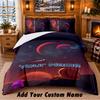 Among Us Custom Name 3Pcs Bedding Set 1 Bed Sheet 2 Pillowcases Bedroom Home Decor