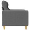 Vidaxl Sofa 2-Osobowa, Ciemnoszara, 120 Cm, Tapicerowana Tkaniną