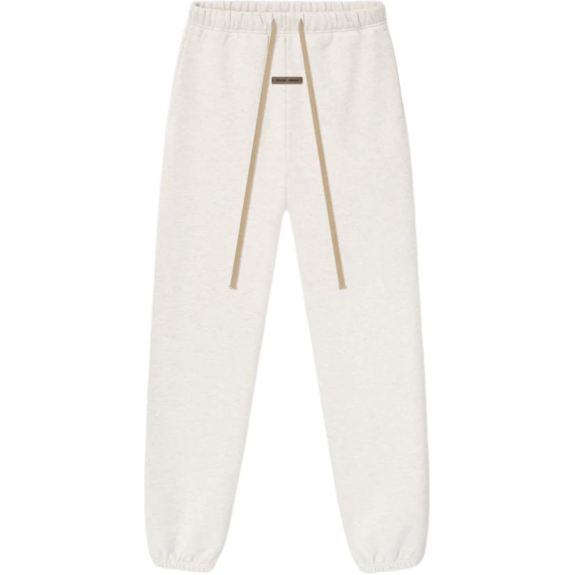 Fear of God Essentials Классические брюки-джоггеры Овсяный меланж Мужские Брюки Белый 130HO258402F