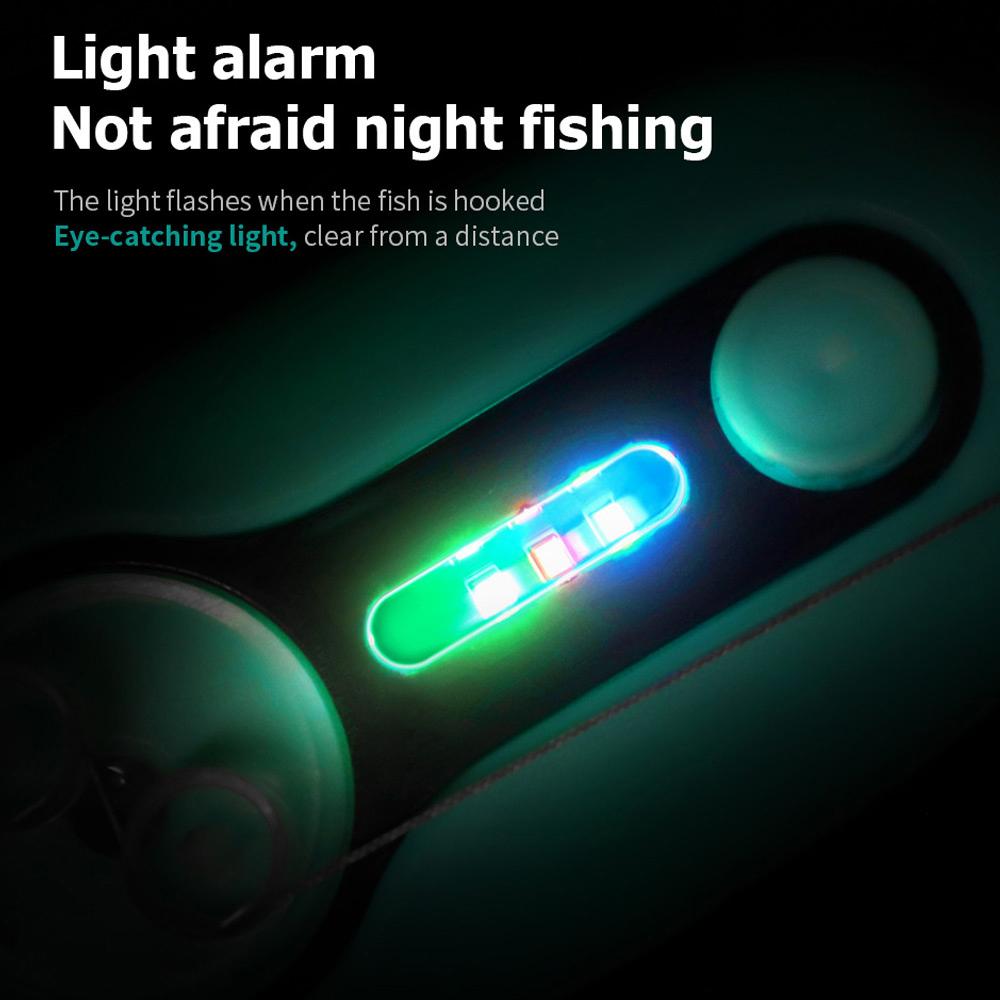 Улучшенный Лучший Чувствительный Электронный Индикатор Клёва Рыбы Звуковой Сигнализатор Клёва Колокольчик со Светодиодными Огнями Рыболовные Колокольчики для Удилищ Подарок