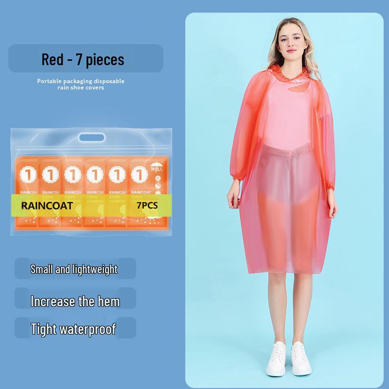 Портативные водонепроницаемые толстые прозрачные одноразовые бахилы - индивидуально упакованы для использования на открытом воздухе