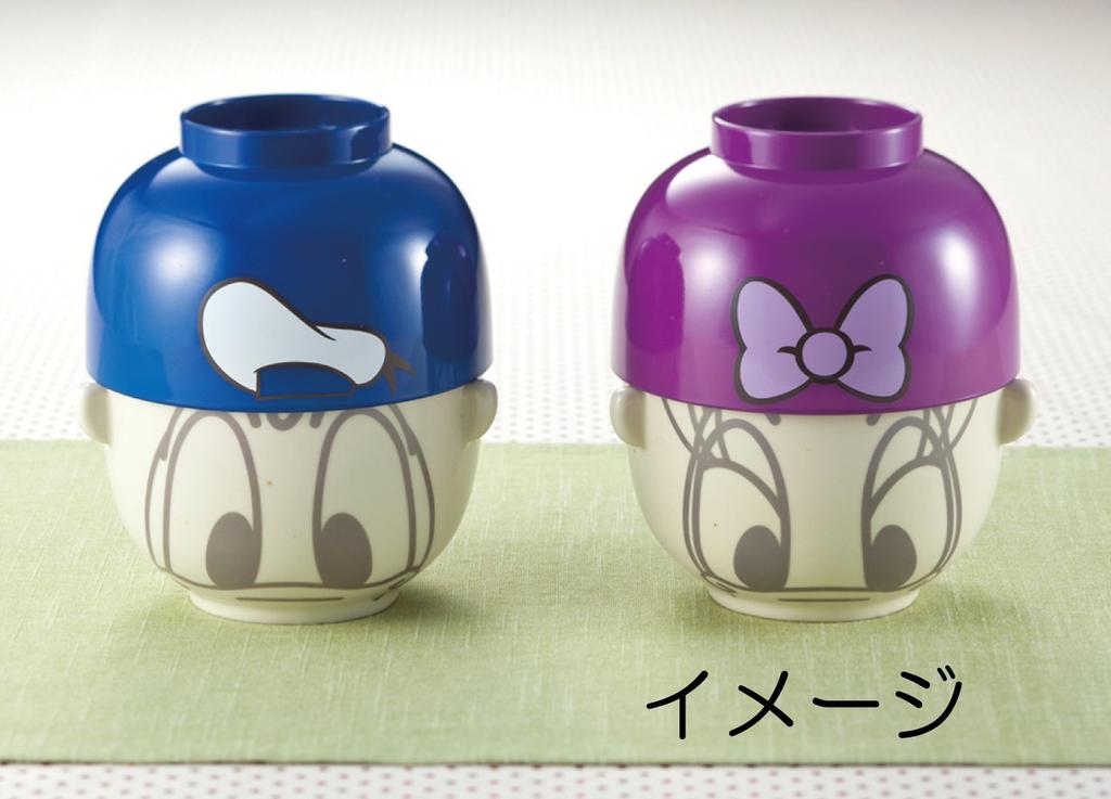 Sun Art Disney Donald Duck Hat Soup Bowl Rice Bowl Set & (Large) SAN2307-3