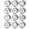 Symbol Twelve Occupational Signs Charm Beads For Jewelry Making 925 Sterling Silver Fit Original European Charms Bracelets