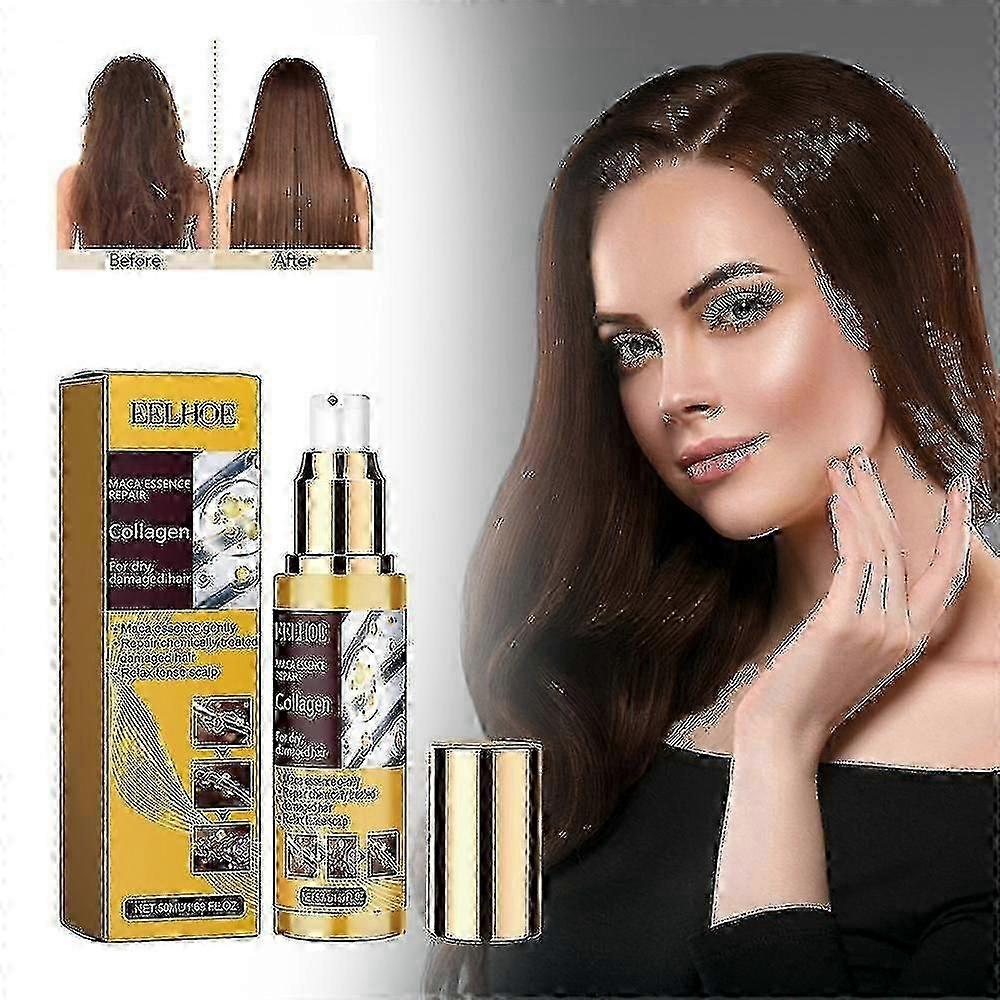 Collagen Repair Hair Essential Oil, Collagen Hair Treatment Deep Repair,for Hair