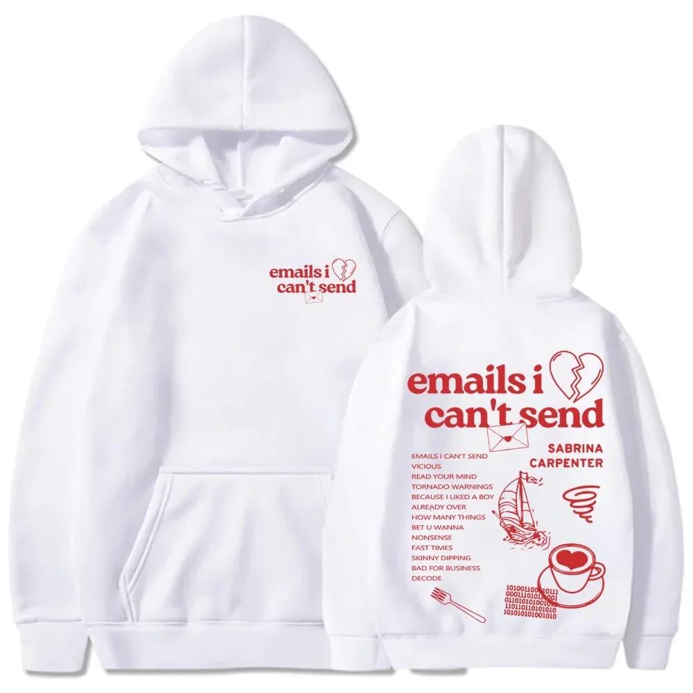 Nonsense Emails I Can‘t Send Printed Hoodies Trendy Harajuku Long Sleeve Sweatshirts Woman Winter Fashion Clothing