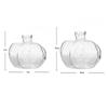 High Quality Pomegranate Transparent Flower Vase For Flowers Glass Vase Cachepot