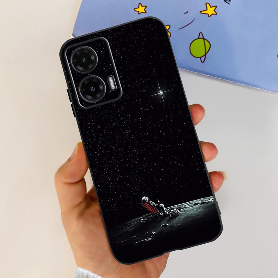 For Motorola Moto G35 5G Case Popular Flower Butterfly Soft Silicone TPU Matte Cover For Moto G35 2024 G 35 MotoG35 Phone Shells