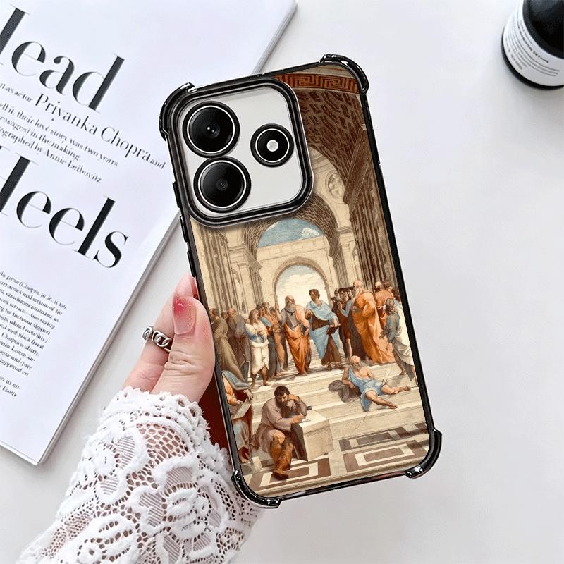 Эстетика Возрождения Искусство Живопись Мягкий Чехол Для Телефона Для Xiaomi Redmi Note 14 15 Pro Plus 13 12 11S 11T 5G 10 9S 9 Покрытие Анти-Ф