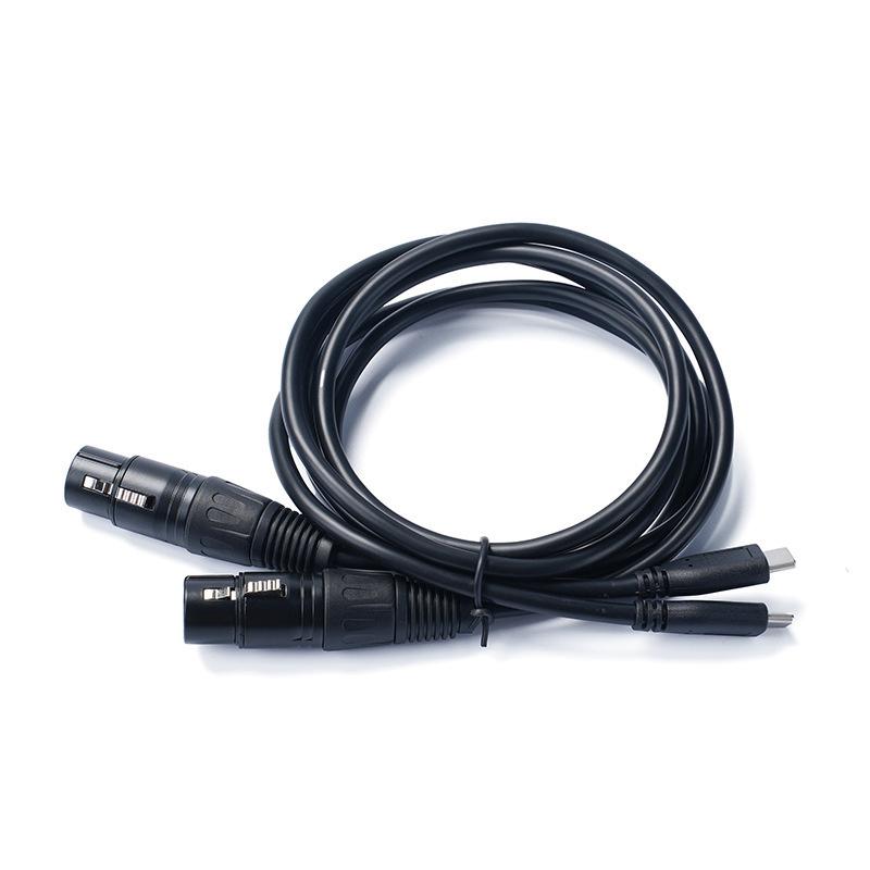 Тип C к XLR Мужской / Женский аудиокабель для микрофона, микшерного пульта, усилителей, микшерных колонок, ноутбуков и телефонов iPad