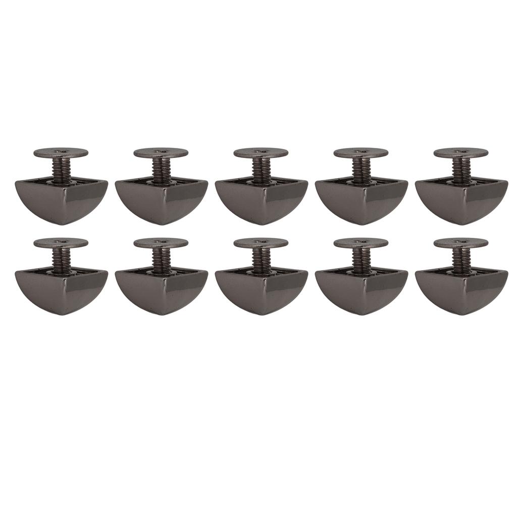 20 шт. Пирамидальные заклепки 10 мм металлические квадратные пирамидальные заклепки и винты PH для кожаных проектов серебристые