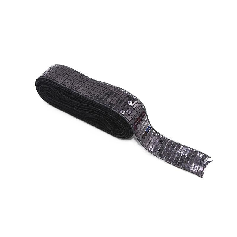 10 ярдов/лот 5 рядов квадратная пайеточная вышивка лента 25 мм пайеточное кружево отделка для шитья рукоделия одежды головного убора свадебного украшения