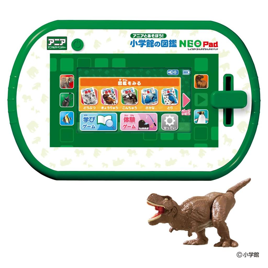 TAKARA TOMY Иллюстрированная энциклопедия Ania Shogakukan NEOPad Животное Динозавр Игрушка для детей от 3 лет Играй!