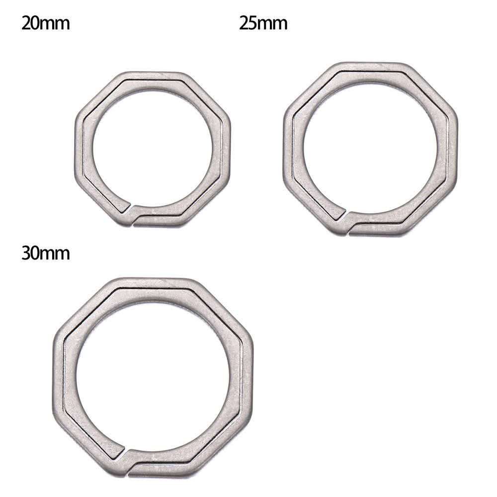 Lightweight Titanium Alloy Male Creativity Gift Key Rings Keychains Buckle Pendant Man Car Keychain