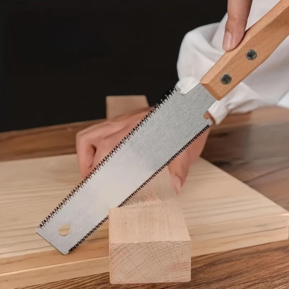 Durable Hand Pull Saw Flexible Straight Edge Saw Wood Cutting Tool Flat Cut Saw  Carpenter