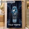 Beach TowelKenworth Custom Name Text Personalized Soft Towel for Beach Pool Indoor Home Decor Gift