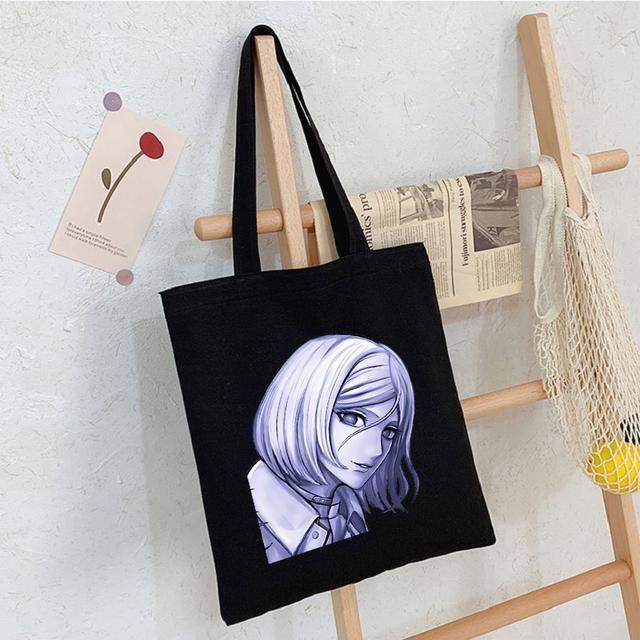 Akudama Drive Killer, холщовая сумка из японского аниме, большая вместительная модная женская сумка, винтажные ручные сумки, классическая сумка на плечо
