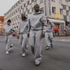ROADVIBE Модные спортивные штаны в уличном стиле с вышивкой Осень Зима Повседневные брюки Универсальные Штаны для пары с индивидуальностью