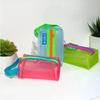 New Mini Cute Nylon Mesh Cosmetic Bag Portable Headset Data Cable Charger Storage Bag Coin Wallet Bag