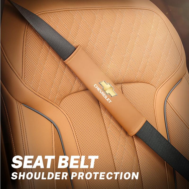 1Pcs Car Seat Safety Belt Shoulder Cover Auto Accessories For Chevrolet Spark Captiva Cruze Tracker Orlando Trax Epica Nubira