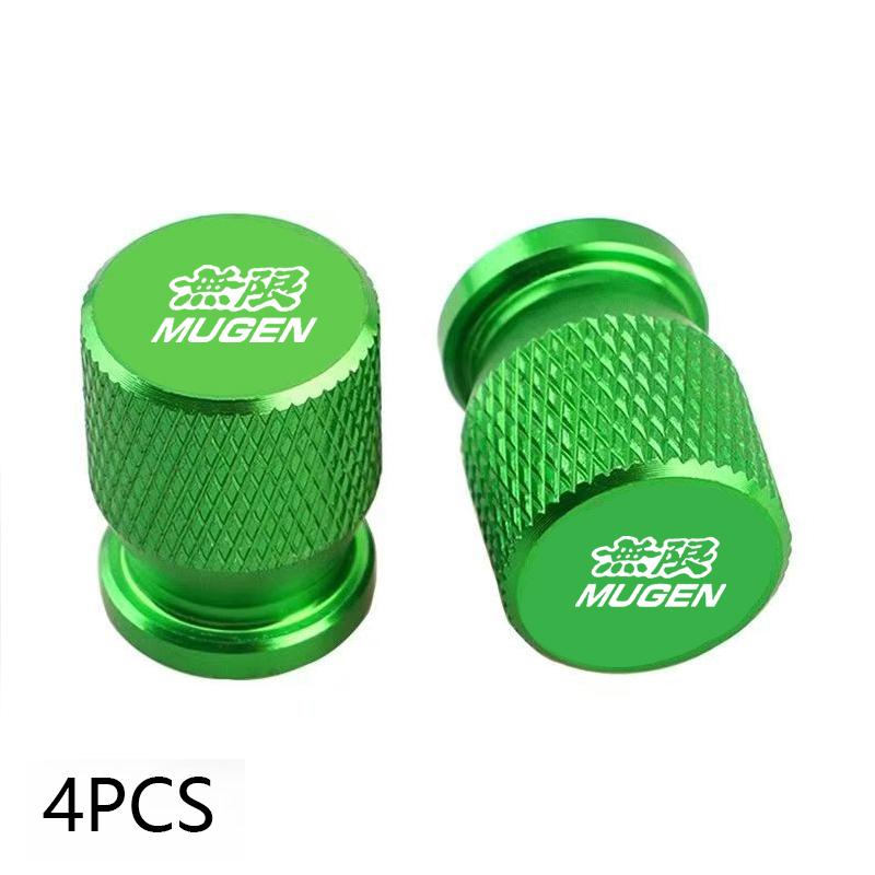 Car Wheel Tire Valve Caps Tyre Stem Covers Airdust Waterproof For Honda Mugen CB400 CB650F CBF CBR250RR CRF SH300 NC750 AQVBN1