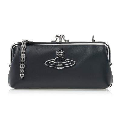 Vivienne WeStwood Женская S Наппа Тонкая Линия Основной Кошелек На Цепочке 52020068 L001l N403