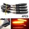 4PCS Motorcycle 12 LED Turn Signal Indicator Blinkers Light Amber