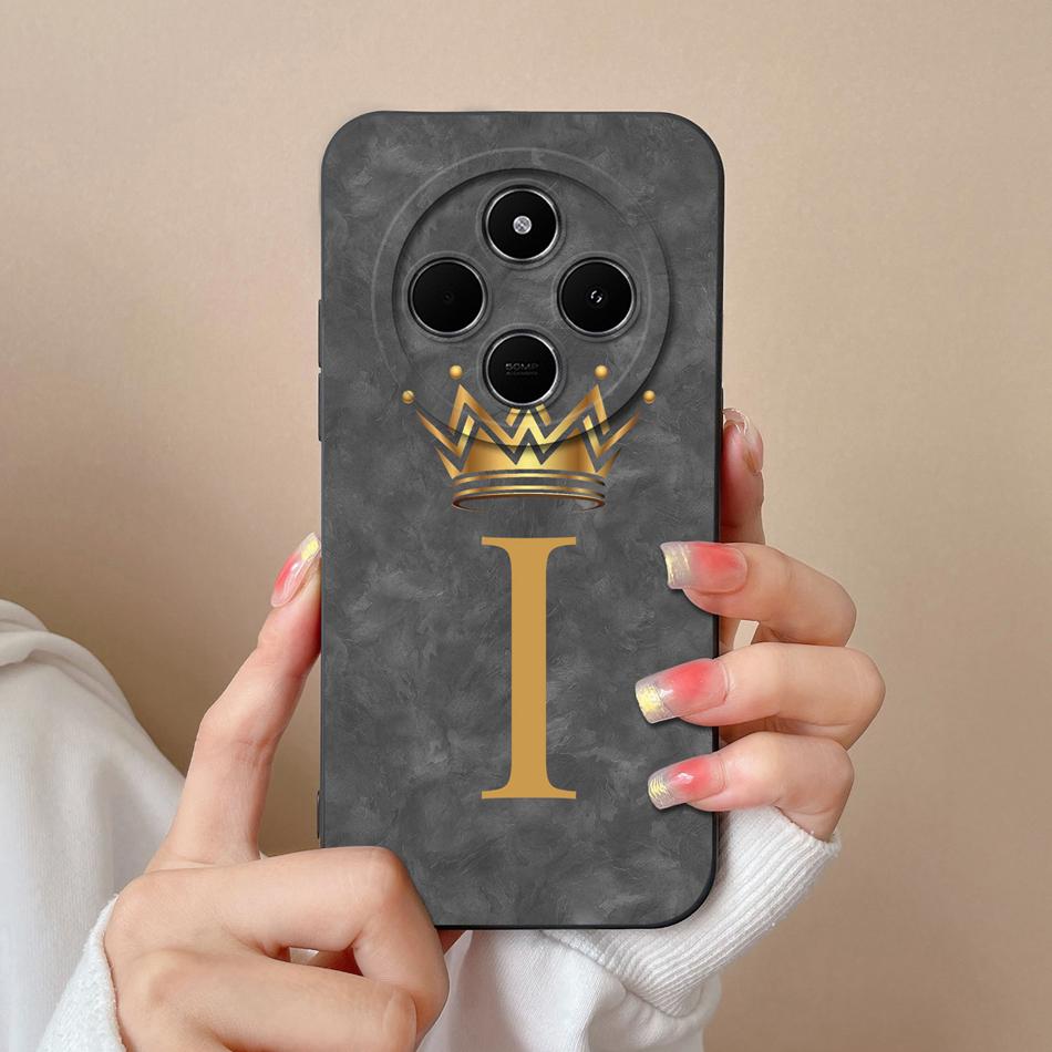 Чехол для Xiaomi Redmi 14C Волна Свет Буквы Чехол для телефона Для Xiaomi Redmi 14R 5G Redmi 14 C Мягкий Жидкий Силикон Противоударный Funda