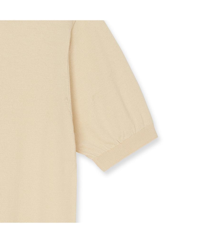 Iolo V-Cut Collar Shirt_Cream
