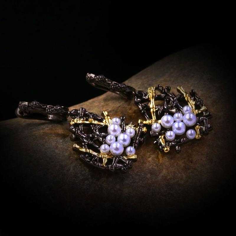 Sace Gems Классические винтажные полые висячие серьги для женщин, подарки на свадьбу